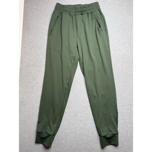 Barbell Apparel Jogger Pants Mens Medium Green Athleisure Workout Train Gym